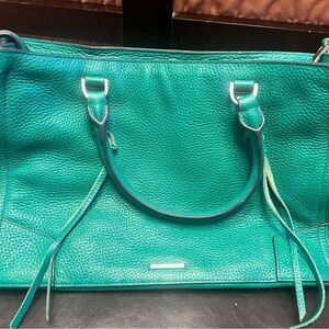 Green Leather Rebecca Minkoff Tote Bag